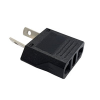 Adaptateur de prise AU, 2 broches plates, mini convertisseur US EU AU, utilisé pour les ordinateurs portables, prise d'alimentation 6A110-250V