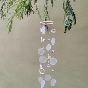 Carillon éolien artistique en coquillages, petit et élégant, pour décoration <span class=keywords><strong>de</strong></span> maison, <span class=keywords><strong>rebord</strong></span> <span class=keywords><strong>de</strong></span> fenêtre, entrée, bord <span class=keywords><strong>de</strong></span> mer, gîte, vente en gros - Product Image 4