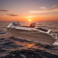 Mini Jet Ski Électrique Haute Vitesse avec Batterie au Lithium, Matériau ABS, 60 km/h, pour Divertissement Aquatique, Type Planche de Surf et Kart de Vitesse