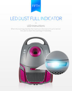 مكنسة كهربائية قوية بكيس صامتة للاستخدام المنزلي الجاف - Product Image 2