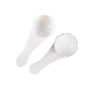 Cuchara medidora de <span class=keywords><strong>30</strong></span> cc de grado alimenticio al por mayor y al por menor 15g/30ml cuchara detergente cuchara redonda grande de plástico - Product Image 5