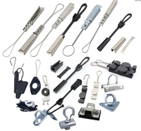 Pince de Suspension de Type S câble de chute en plastique pince de Suspension fixe pince de cale pour accessoires de câble FTTH Telecom