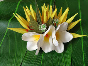 Accessoires pour <span class=keywords><strong>cheveux</strong></span> en forme de fleur, pinces à <span class=keywords><strong>cheveux</strong></span> surdimensionnées en forme de fleur, fleurs en mousse EVA pour la décoration, fête, mariage, Fidji, Malaisie - Product Image 6