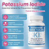 Comprimés et capsules d'iodure de potassium personnalisés OEM pour soutenir l'immunité et la thyroïde