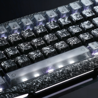 Teclado para Juegos con Cable V60 Pro Edición Especial Cyber Frost Black, Diseño 60%, Interruptores Magnéticos de Efecto Hall UFO