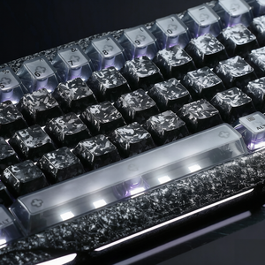Clavier de jeu filaire V60 Pro édition spéciale <span class=keywords><strong>Cyber</strong></span> Frost Black, disposition 60 %, interrupteurs UFO à effet Hall magnétique - Product Image 2