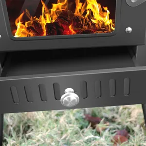 Hochwertiger Holzofen mit Warmwasser bereiter Fire King Holzofen Wood Fire Heater Indoor
