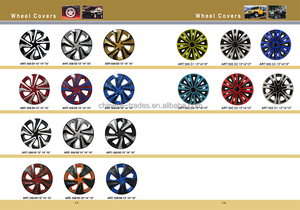 Couvre-roues de voiture universels en plastique argent et <span class=keywords><strong>bleu</strong></span>, enjoliveurs de voiture bleus avec 13 pouces 14 pouces 15 pouces - Product Image 4