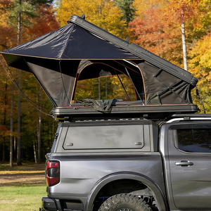 Tente de toit rigide pliable XL pour 4 personnes, pour 4x4, camping et overland, avec charnière X, modèle OEM - Product Image 5