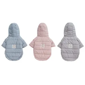 Wholesale Outerwears Fabric Cotton Hoodie Jacket Luxury Pet Clothes Winter Coats For Dog