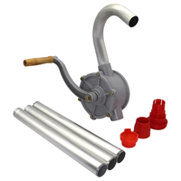 Pompe de transfert d'huile rotative hydraulique portable en aluminium 50L/min basse pression pour biocarburant et essence, accessoire pour fût et réservoir
