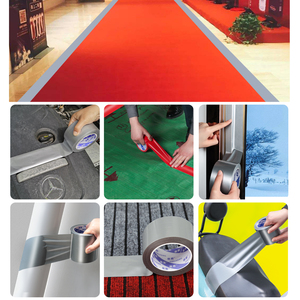 UJANG <strong>2025</strong> Trending Low Price Packing Sealing Hot Melt Seal 130MIC Duct Silver Waterproof Color Book <strong>Binding</strong> Adhesive Cloth <strong>Tape</strong> - Product Image 5