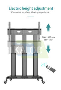 Support de télévision motorisé à télécommande KALOC KLC-DT120, support de télévision sur pied électrique, réglable en hauteur, chariot de télévision amovible, support de télévision - Product Image 3
