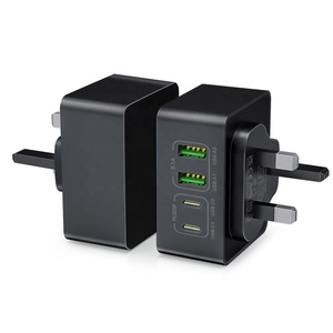 El cargador GaN 40W 4 puertos USB tipo C de Amazon, estándar británico, enchufe del Reino Unido, carga rápida para <span class=keywords><strong>Iphome</strong></span> 17 16 15 <span class=keywords><strong>14</strong></span> 13 - Product Image 4