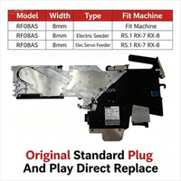 Feeder Elektrik SMT JUKI RF08AS 8mm Baru Bekas untuk Seri RF RS-1 RS-1R RX-7 RX-8 Suku Cadang Mesin Pick and Place Mounter SMT