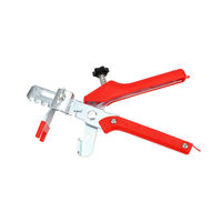 Vente chaude 100 pièces par sac clips de nivellement de carrelage de mur de plancher d'usine pour entretoises et pinces de carrelage d'épaisseur 1/8''
