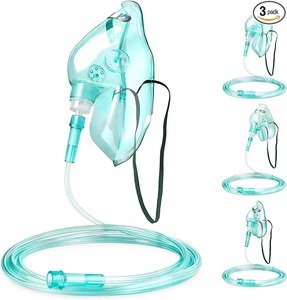 Bán buôn PVC y tế dùng một lần mặt nạ oxy hồ chứa túi không <span class=keywords><strong>rebreather</strong></span> Mặt nạ Mặt nạ Oxy - Product Image 4