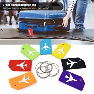 Étiquette de bagage en silicone personnalisée, légère, durable, lumineuse et réutilisable pour valise et sac de voyage, avec logo souple - Product Image 5
