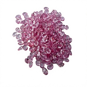 Zafiro Rosa Natural Gopika, Corte Oval Facetado 3x4mm, Gema Suelta de Alta Calidad VVS, Limpia a la Vista, de Rajastán, para Joyería - Product Image 2