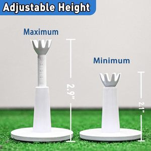 Tees <span class=keywords><strong>de</strong></span> tapis <span class=keywords><strong>de</strong></span> golf réglables Tee <span class=keywords><strong>de</strong></span> plage en caoutchouc incassable pour practise et simulateur - Product Image 2