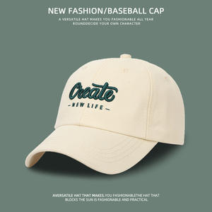 <span class=keywords><strong>Gorra</strong></span> de Béisbol con Letras Bordadas a la Moda, 6 Colores Surtidos, <span class=keywords><strong>Gorra</strong></span> para el Sol para Primavera y Verano - Product Image 2