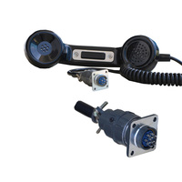 Combiné téléphonique industriel robuste en plastique PC/ABS avec interrupteur PTT, fabriqué en Chine avec services de personnalisation
