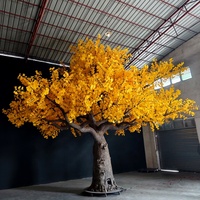 Arbre artificiel LED Ginkgo 3D de 20 pieds sur mesure en gros |   Décoration lumineuse de Noël pour extérieur et jardin IP65