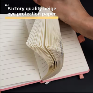 Cuadernos de Negocios de Color Sólido A7, Imitación Piel, 100 Hojas, 6 Cintas, Libretas de Regalo Compatibles con Bolígrafos, Diario para Estudiantes - Product Image 4