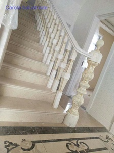 Rampe de balcon intérieure en aluminium et <span class=keywords><strong>bois</strong></span> de conception européenne, nouvelle pour les villas - Product Image 3