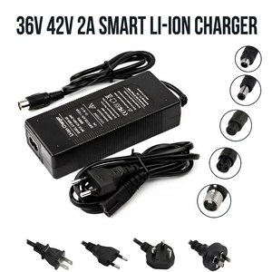 Chargeur de batterie Li-ion 42V 2A, prise DC 5,5x2,1 mm pour trottinette électrique pliable Kugoo S1 G2 Pro <span class=keywords><strong>Fiido</strong></span> D1 D2 <span class=keywords><strong>D2S</strong></span> D4S - Product Image 2