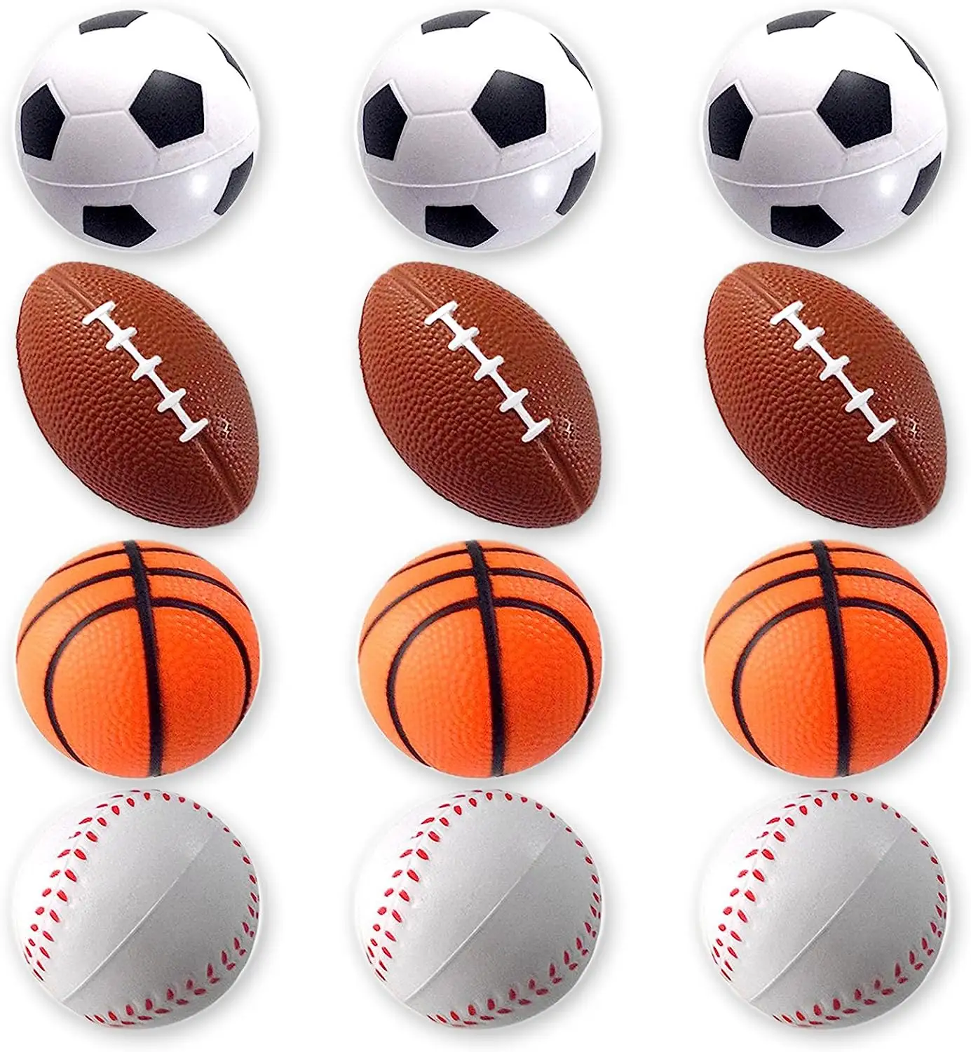 PT Atacado Forma Futebol Anti Stress Ball Party Favor Toy Para Crianças 63mm Pu Stress Bolas Com Logotipo Soft Pu Foam Ball