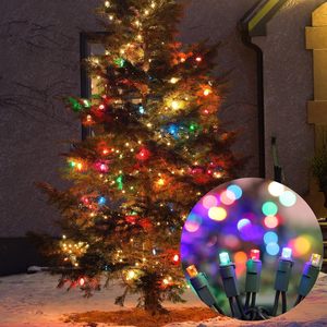 Guirnalda de Luces LED de Navidad con Forma de Estrella, Multicolor, Intermitente, de 5 mm, Certificada, con Clasificación IP65 para Exteriores, para Decoraciones Festivas - Product Image 6