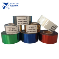 Ruban de codage à chaud NY-800 30mm*100m pour l'impression de la date de production, de la date d'expiration et du code de lot sur les sachets en plastique pour l'emballage de sauces