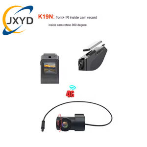 Mini caméra de tableau de bord 4G cachée, 2 caméras, vidéo en temps réel, double caméra HD1080P, DVR de <span class=keywords><strong>voiture</strong></span> JX19 pour voitures commerciales - Product Image 3