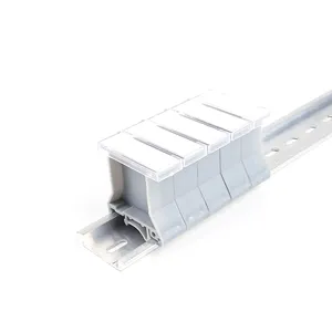 B2(JUBE/D) Aksesori Blok Terminal Menandai Label Cetak Yang Berbeda Din Rail Mount Terminal Strip Penanda Pembawa