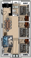 Maison préfabriquée en conteneur de 40 pieds pour les États-Unis, 1 unité par conteneur 40HQ, pas de volume de fret inutile, homologué CE, toutes les couleurs RAL disponibles