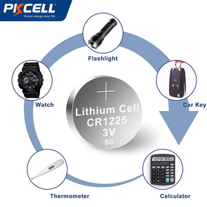 Shenzhen pkcell batteria CR1225 CR2016 <span class=keywords><strong>CR2032</strong></span> CR1220 batteria al <span class=keywords><strong>litio</strong></span> 3v per luce LED lampada lampeggiante - Product Image 6