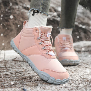 <span class=keywords><strong>Botas</strong></span> de Nieve para <span class=keywords><strong>Mujer</strong></span> con Forro de Algodón, Diseño Nuevo 2024, Impermeables, para Senderismo Descalzo, Otoño/Invierno - Product Image 3