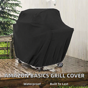 Housse de protection <span class=keywords><strong>pour</strong></span> <span class=keywords><strong>barbecue</strong></span> à gaz extérieur 210D résistante à l'eau 152 x 71 x 117 cm Noir - Product Image 2