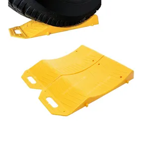 Protector de rueda de neumático de coche Rampas Tapón de punto plano 2 PACK 4400 LBS Capacidad de peso