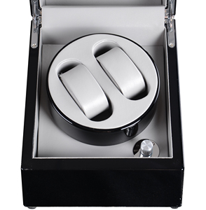 Caja de Reloj Cuadrada de Madera con Motor Silencioso, Logotipo Personalizado, Exhibición de Almacenamiento con Enrollador Automático para Relojes de Mujer y Hombre - Product Image 3