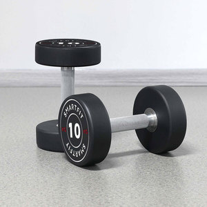Ensemble d'haltères ronds SMARTFIT en polyuréthane personnalisé pour gym <span class=keywords><strong>kg</strong></span> lbs - Product Image 3