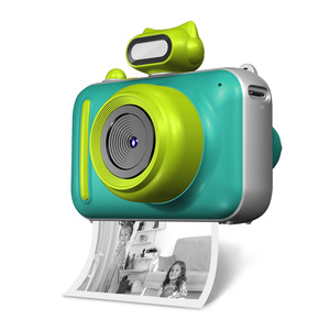 กล้องดิจิตอลสำหรับเด็ก 1080P 6MP พร้อมเครื่องพิมพ์ความร้อน เลนส์หน้าและหลัง สำหรับการถ่ายภาพเด็ก - Product Image 3