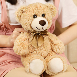 Manufacturer Wholesale Hot Seven Colors Stuffed <strong>Teddy</strong> <strong>Bear</strong> With Silk Ribbon Adorable Plush Toys <strong>Teddy</strong> <strong>Bear</strong> Cute Plush <strong>Teddy</strong> <strong>Bear</strong> - Product Image 3