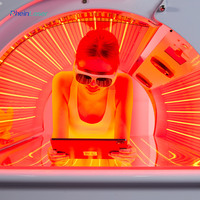 Lit de luminothérapie rouge professionnel 633nm 810nm 850nm 940nm pour la rééducation physique du corps entier, idéal pour les centres de bien-être commerciaux