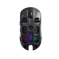 Ratón para Juegos MODORWY, Diseño Ligero y Hueco, Sensor PAW3311 de 8000DPI, 70g, 3 Modos, Recargable, RGB, para Laptop y PC