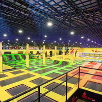Equipo Comercial para Parques de Trampolín Interiores para Adultos y Niños, Certificado CE, Alta Capacidad (>500 kg), para Centros de Juego Interiores de 5+ Años