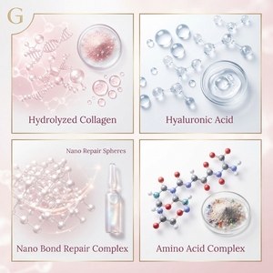 Set <span class=keywords><strong>Shampoo</strong></span> e Balsamo Nano Botox Premium per Riparazione Profonda e Trattamento Anti-Crespo - Product Image 4