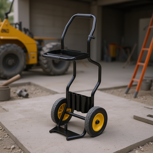 Carro de perforación y demolición con ruedas y soporte para herramientas para uso pesado - Product Image 2