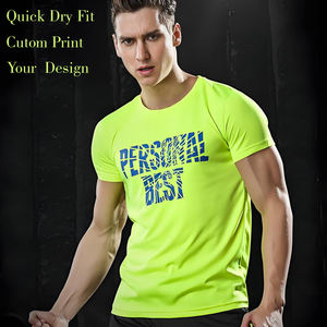 Quick Dry Fit Men <b>Polyester</b> <b>TShirt</b> Custom Sublimation Print Logo t Shirt Design Unisex Gym Run Sports T-Shirt for Men - Product Image 3
